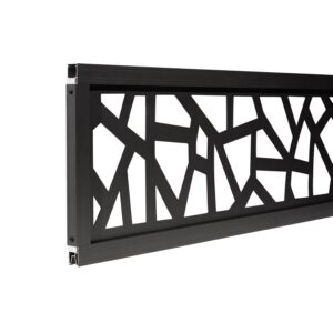 Panel Ogrodzeniowy Dekoracyjny Artis Antracyt 30 x 180 cm